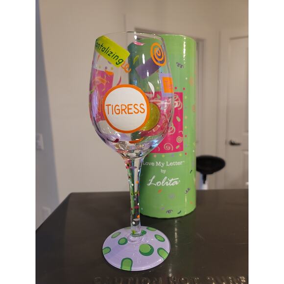 Lolita Love My Letter Wine Glass Collection - Picture 3 of 12